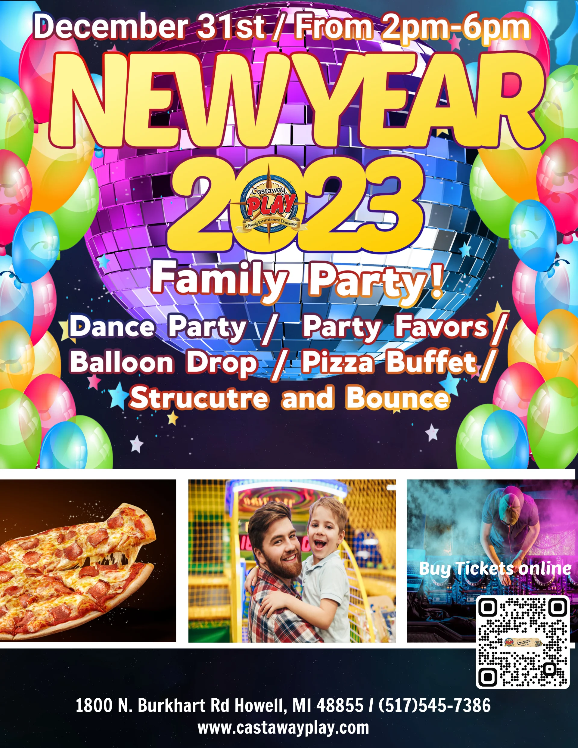 Castaway Play New Year's Eve Party